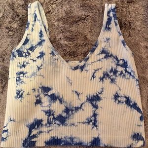 Blue Tye Dye Top
